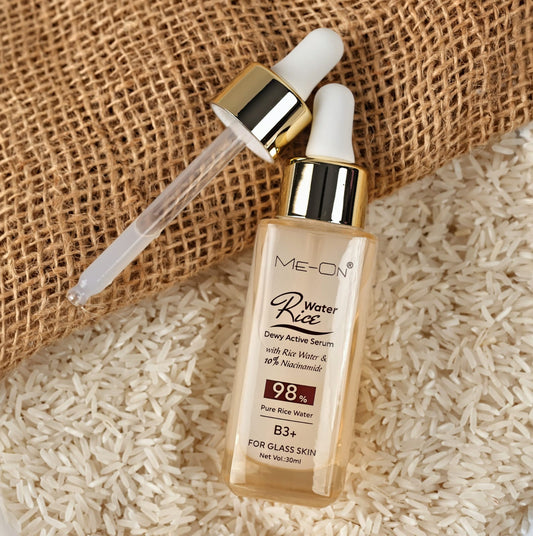 Rice Water Dewy Active Serum with 10% Niacinamide – Glass Skin Formula (30ml)