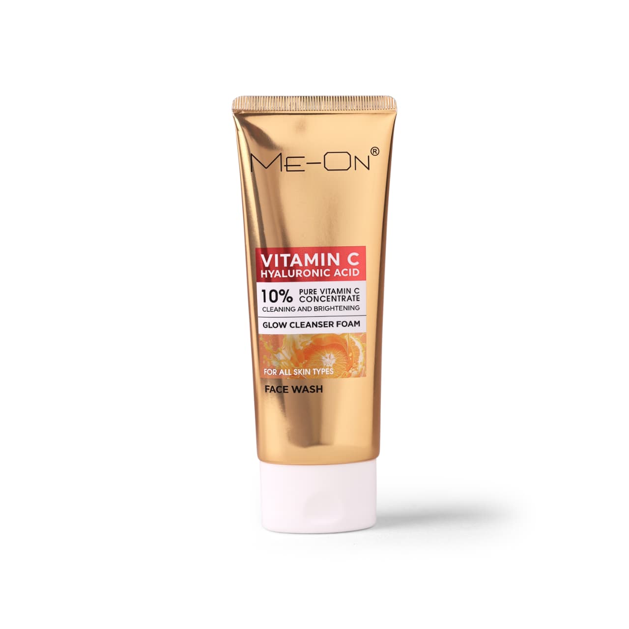 ME-ON Vitamin C Hyaluronic Acid Glow Cleanser Foam – 10% Pure Vitamin C Face Wash