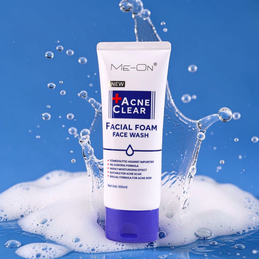 ME-ON Acne Clear Facial Foam Face Wash – Oil Control & Acne Care (100ml)