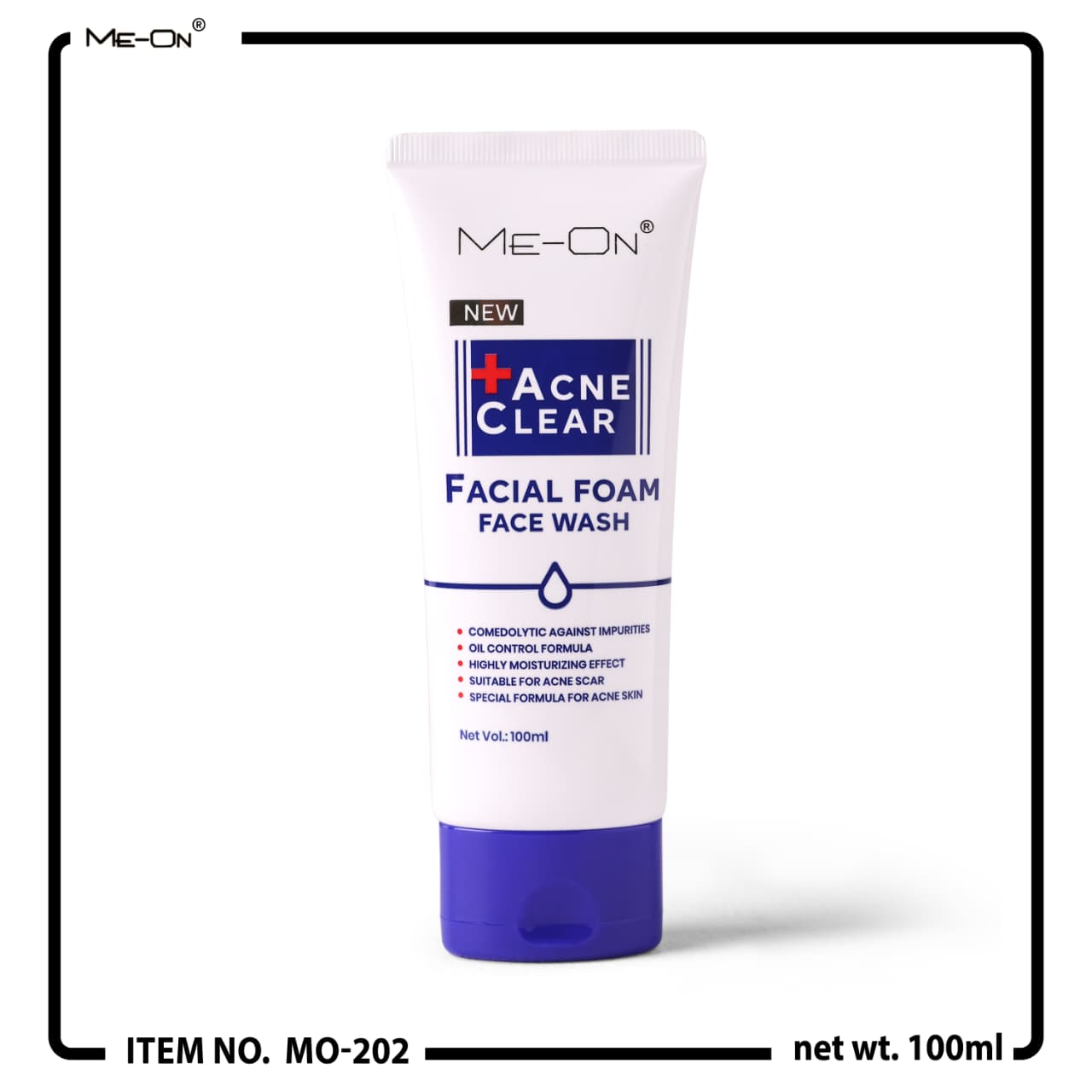 ME-ON Acne Clear Facial Foam Face Wash – Oil Control & Acne Care (100ml)