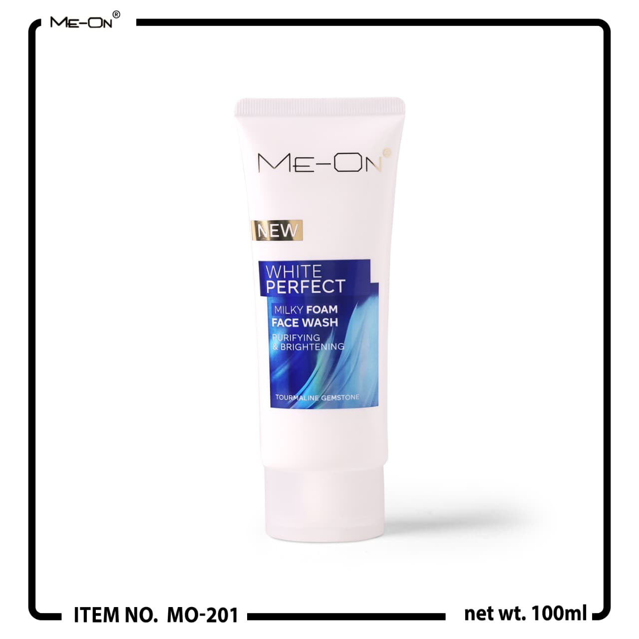 ME-ON White Perfect Milky Foam Face Wash – Purifying & Brightening Cleanser (100ml)